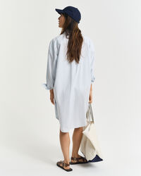 Oversized gestreept Luxury Oxford jurk