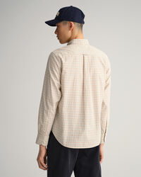 Regular Fit Window Check overhemd van keperstof