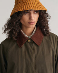 Gewatteerde Car Coat jas