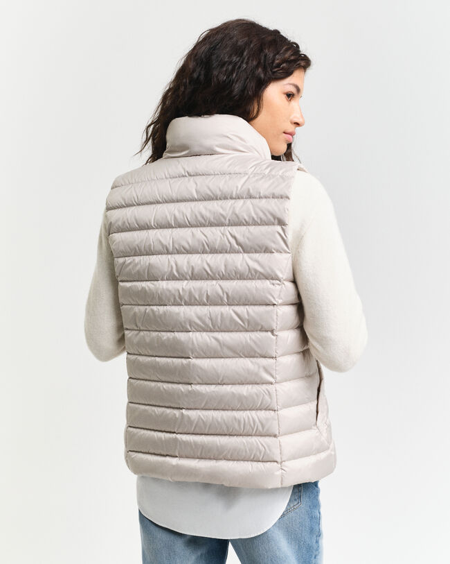 Lichte donsbodywarmer