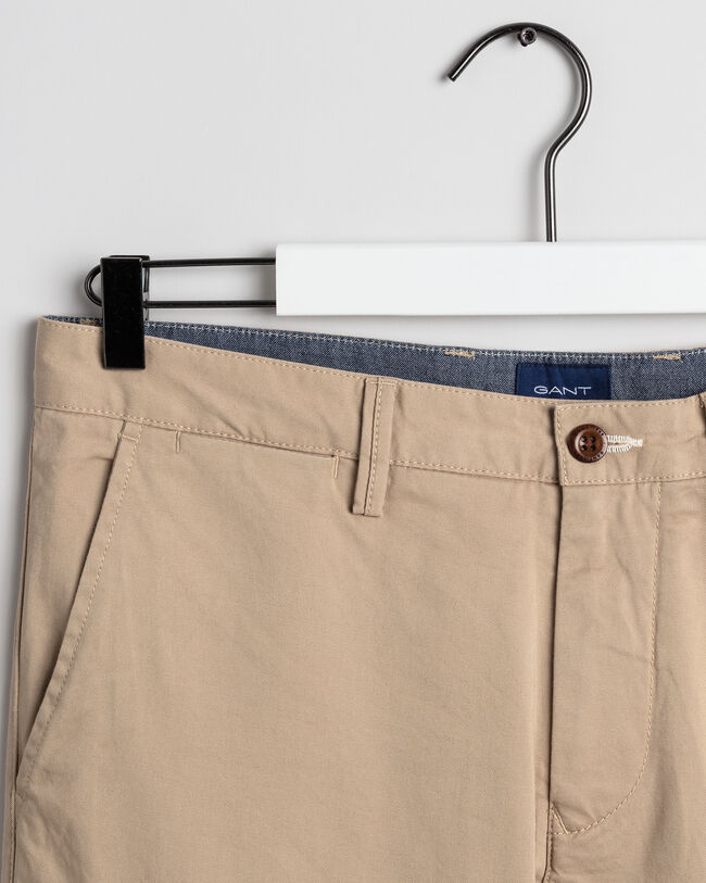 Regular Fit chino van keperstof