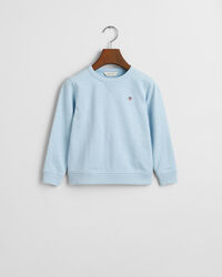 Kids Shield sweatshirt met ronde hals van onregelmatig katoen