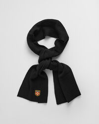 Cadeauset met wollen beanie en sjaal met badge