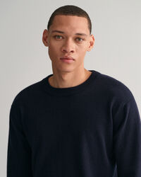 Sweater met ronde hals van kasjmier