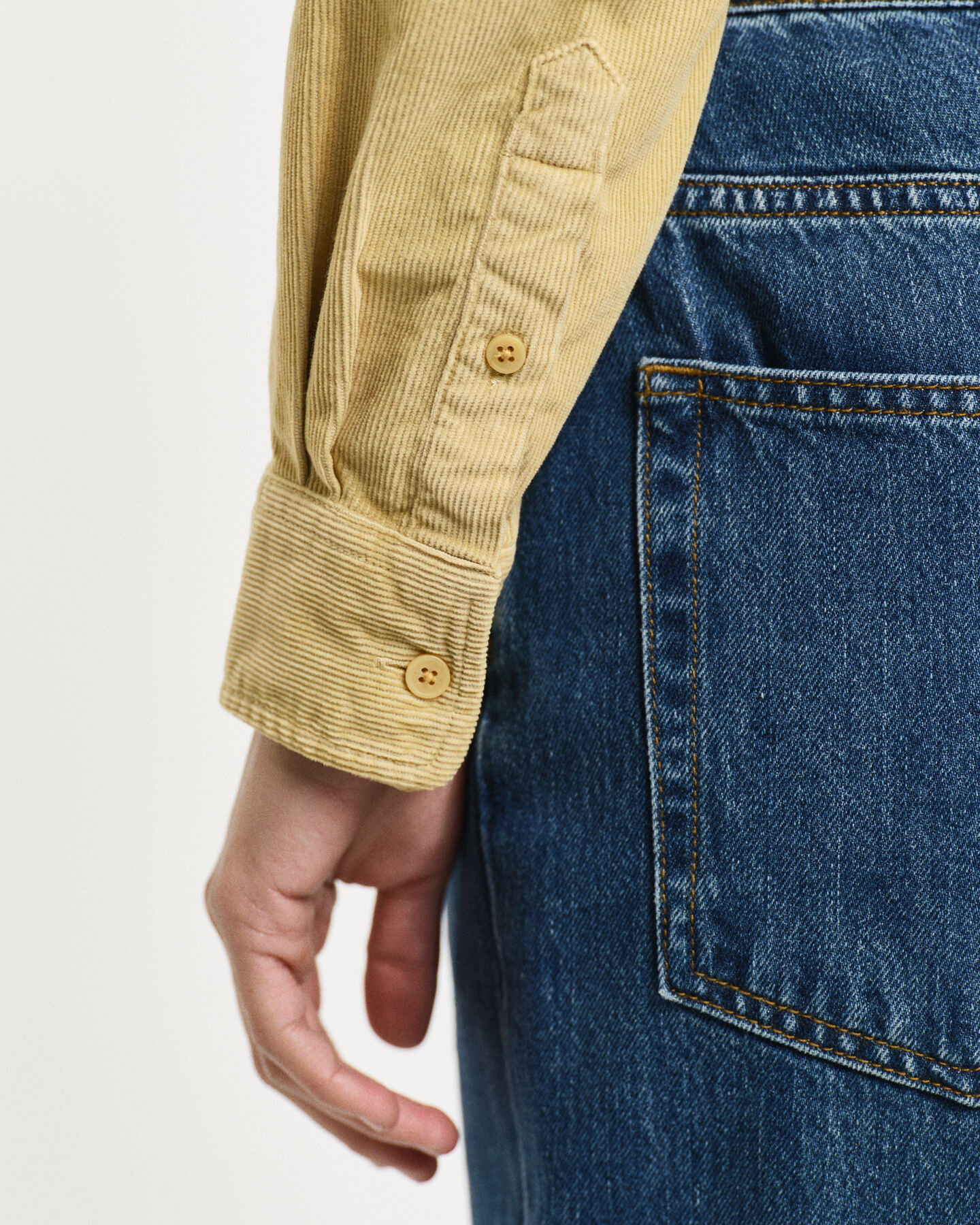 Regular Fit corduroy overhemd