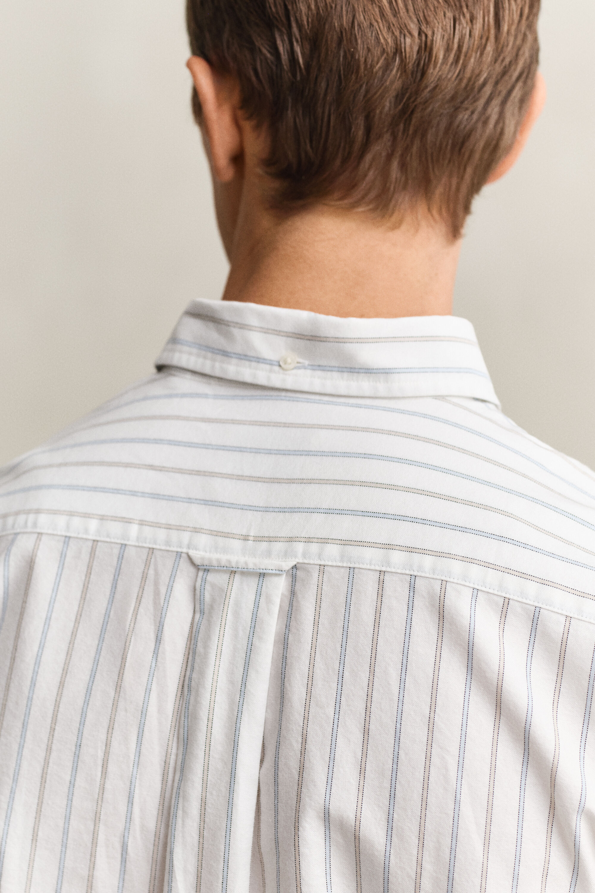 Klassiek Oxford-overoverhemd met strepen