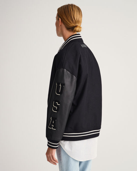 Oversized GANT Varsity Jacket