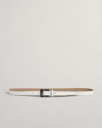 Smalle riem met vierkante gesp