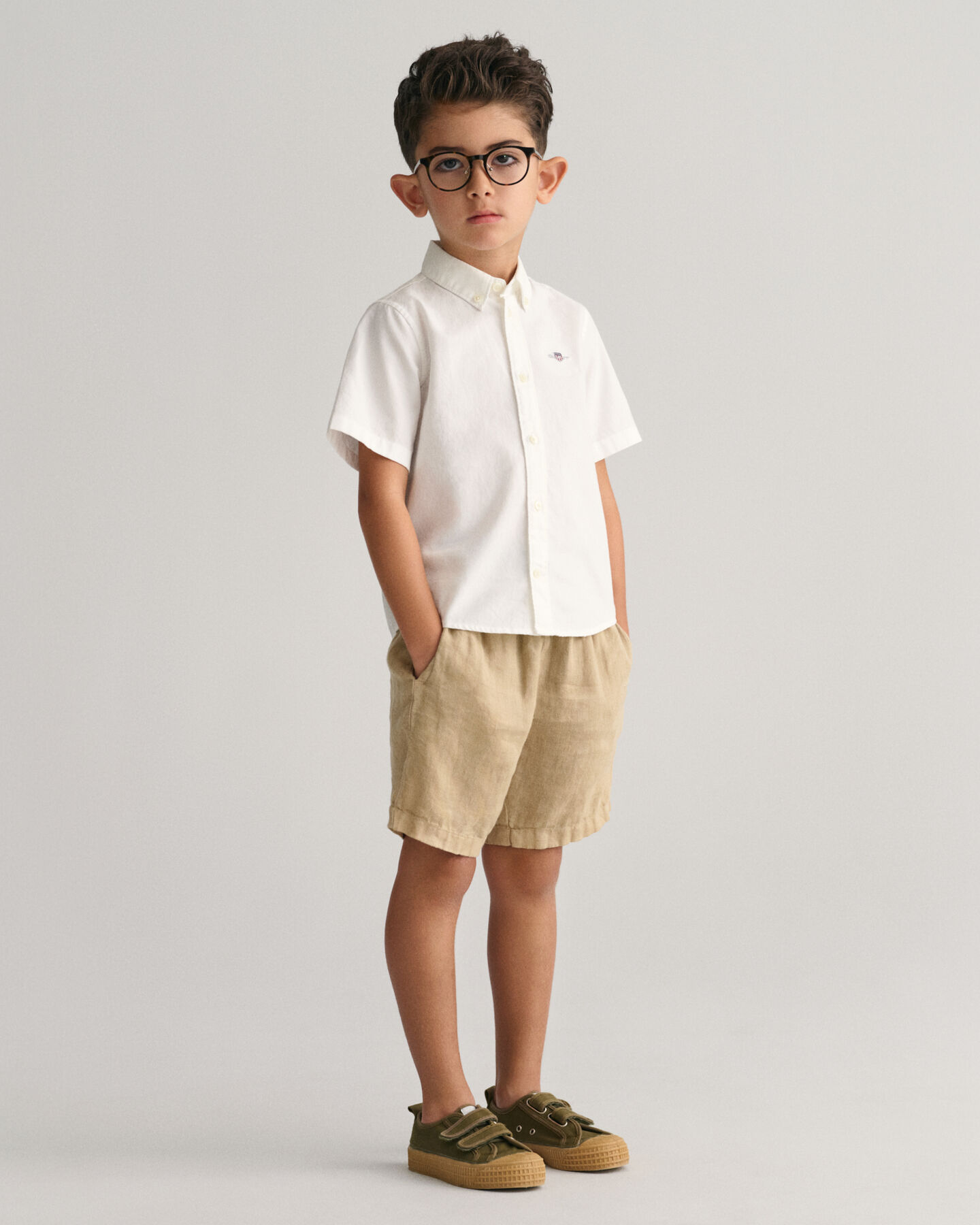 Kids linnen short