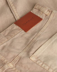 Slim Fit jeans van katoen en linnen