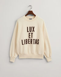 Luxe sweatshirt met ronde hals