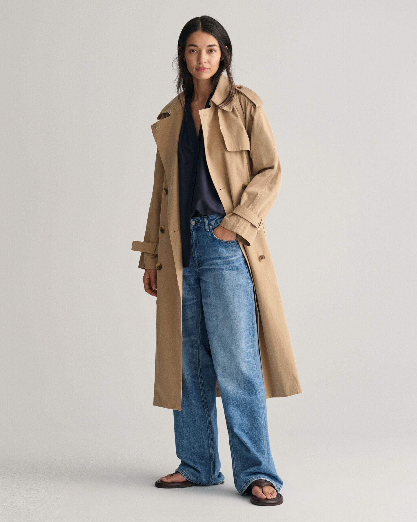 Blouse van katoen en zijde