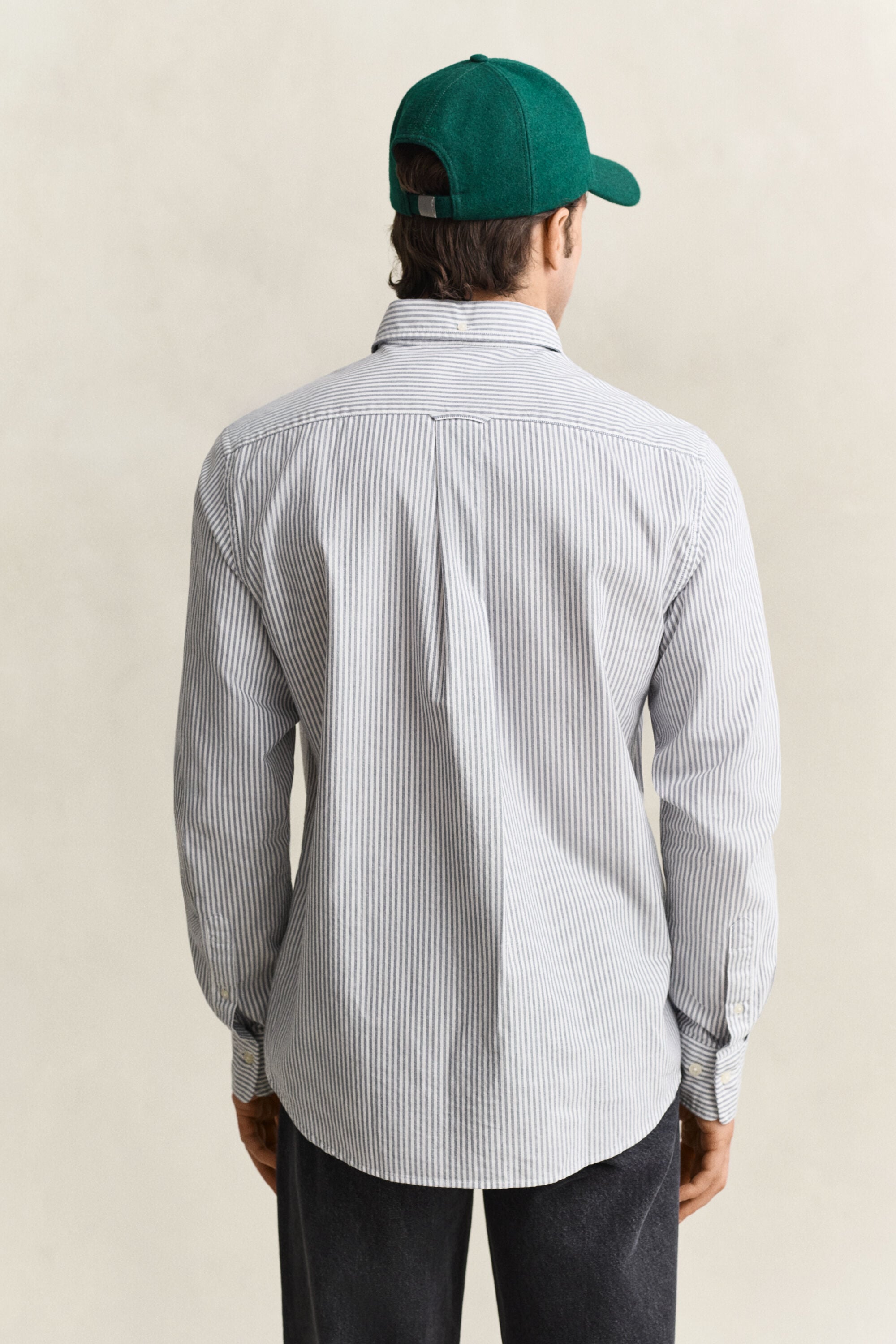 Classic Regular gestreept Oxford-overhemd