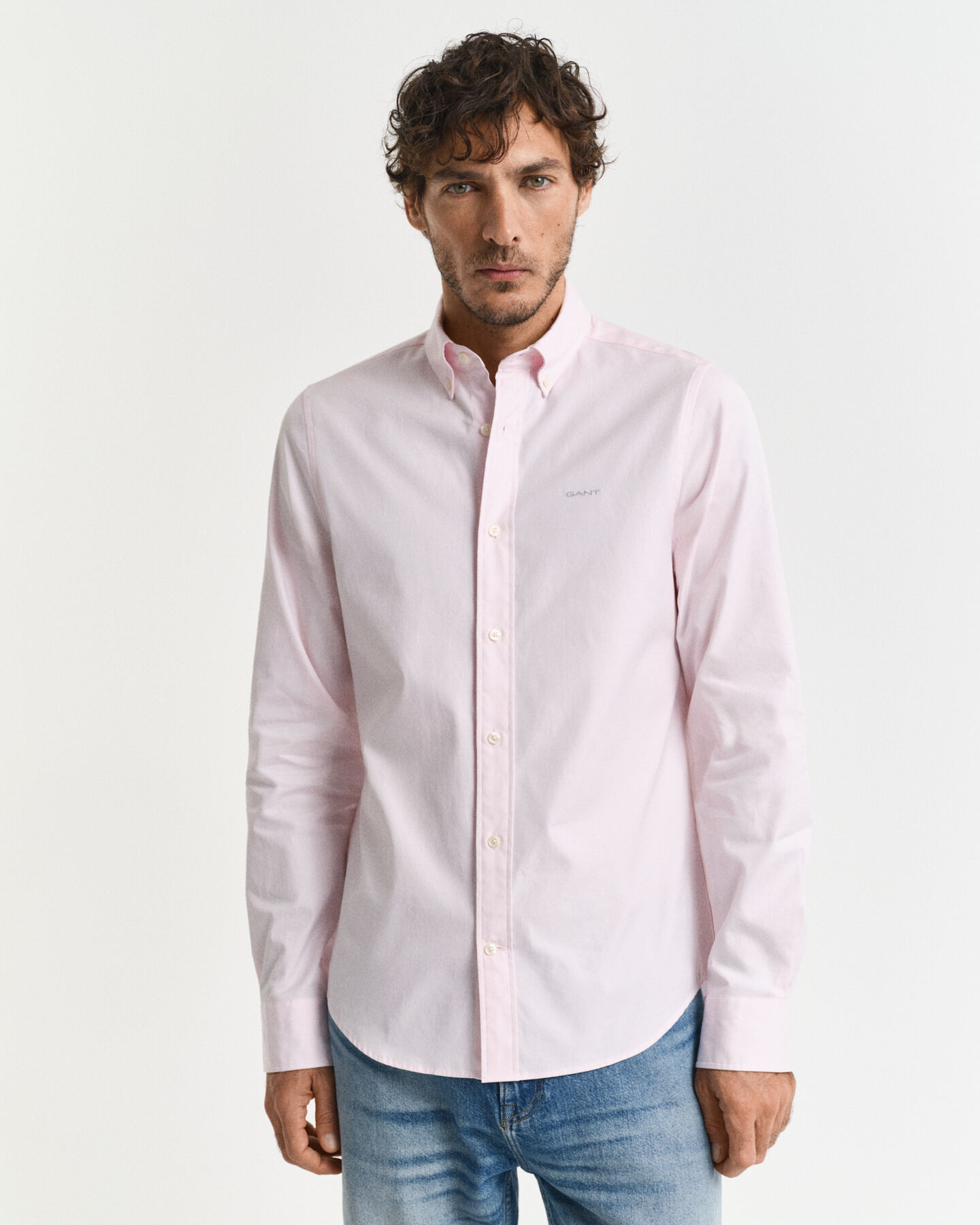 Slim Fit Pinpoint Oxford Shirt