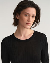 Ribjurk met brede strepen