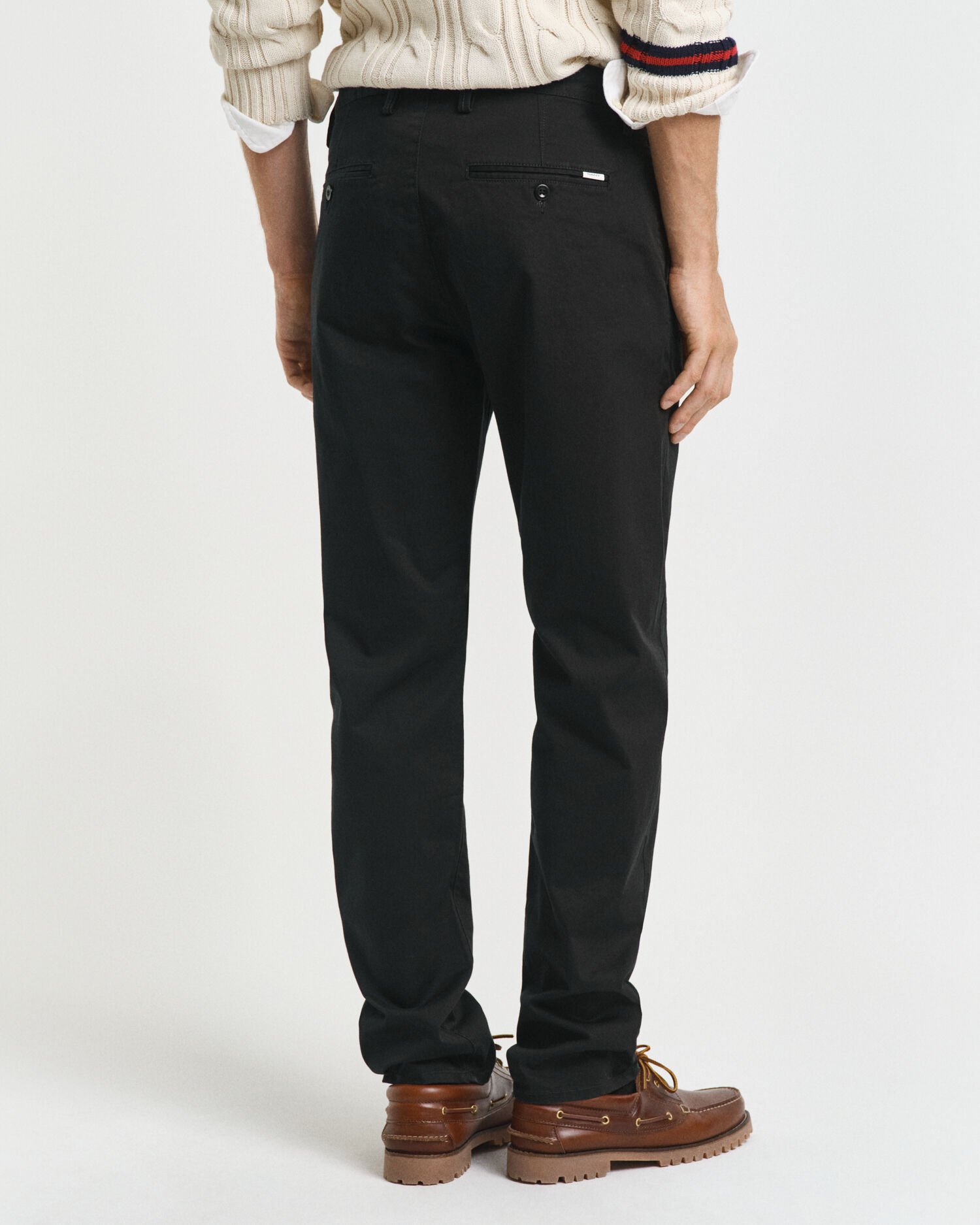Regular Fit chino van keperstof