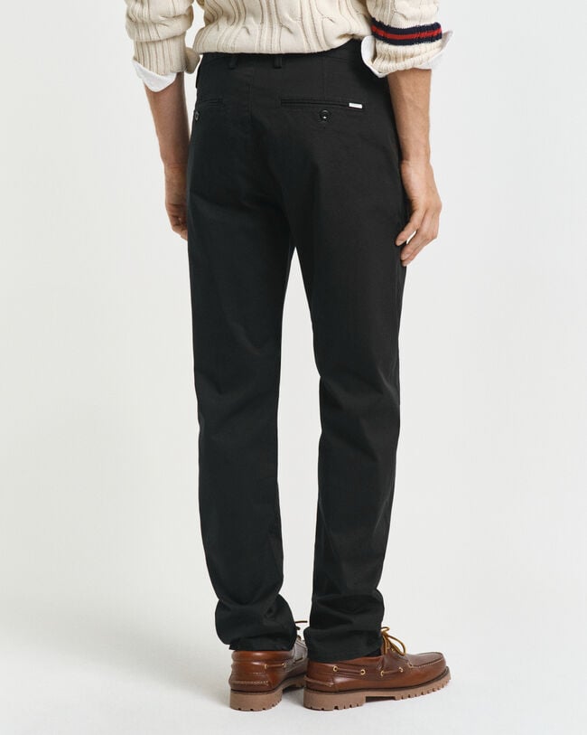 Regular Fit chino van keperstof