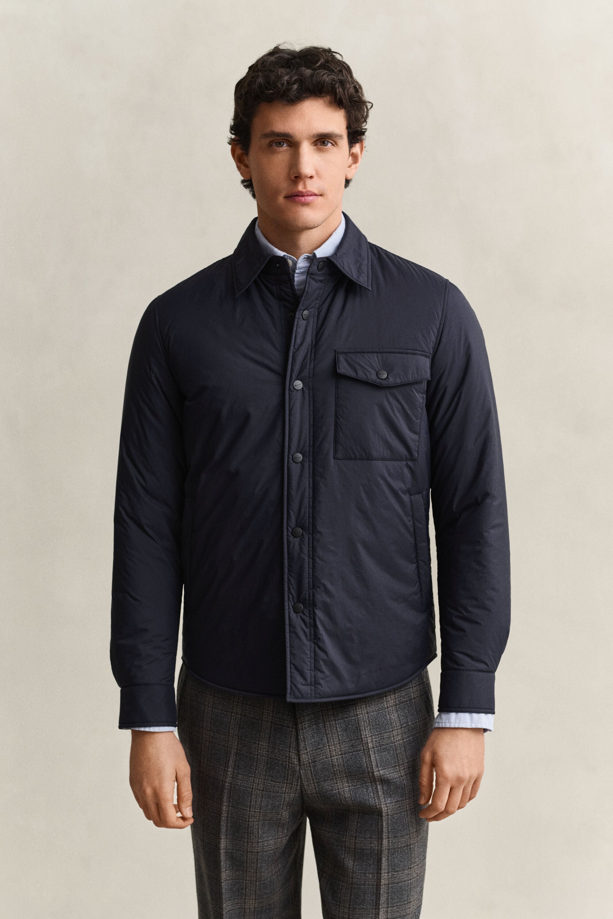 Ultralicht gewatteerd overshirt