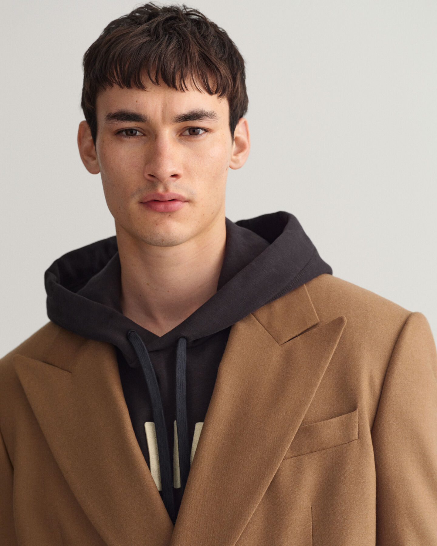 Oversized flanellen kostuumblazer