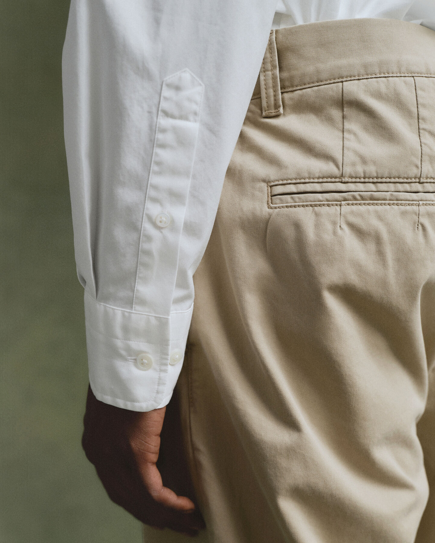 Oversized overhemd van poplin