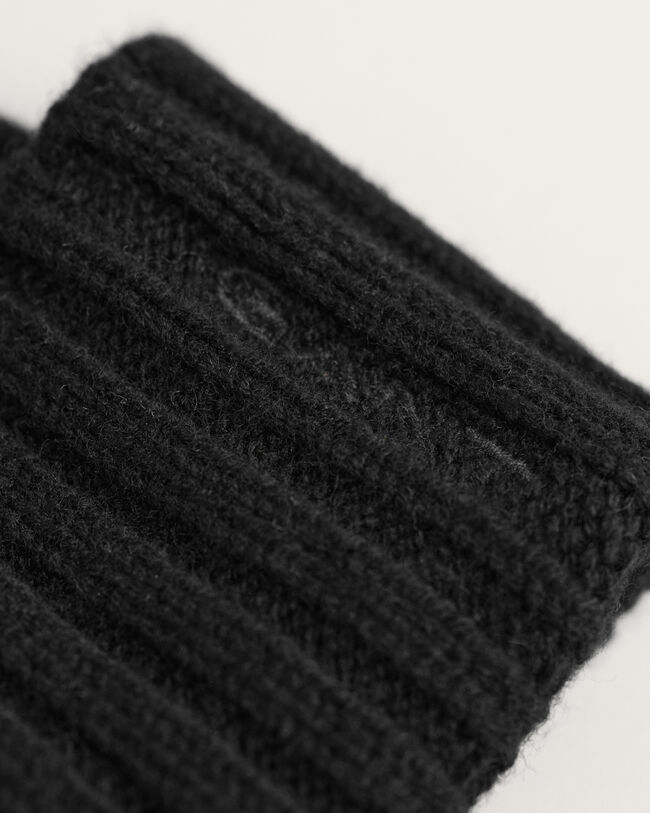 Beanie van grove wol