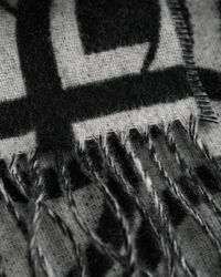 G Patterned wollen sjaal