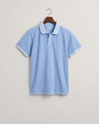 Sunfaded piqu&eacute; poloshirt