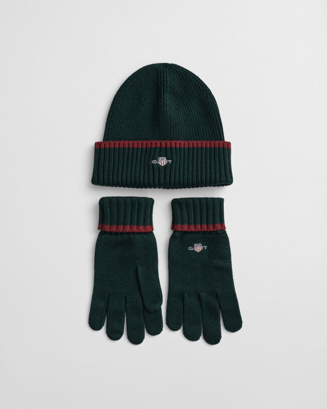 Essential cadeauset met beanie en handschoenen