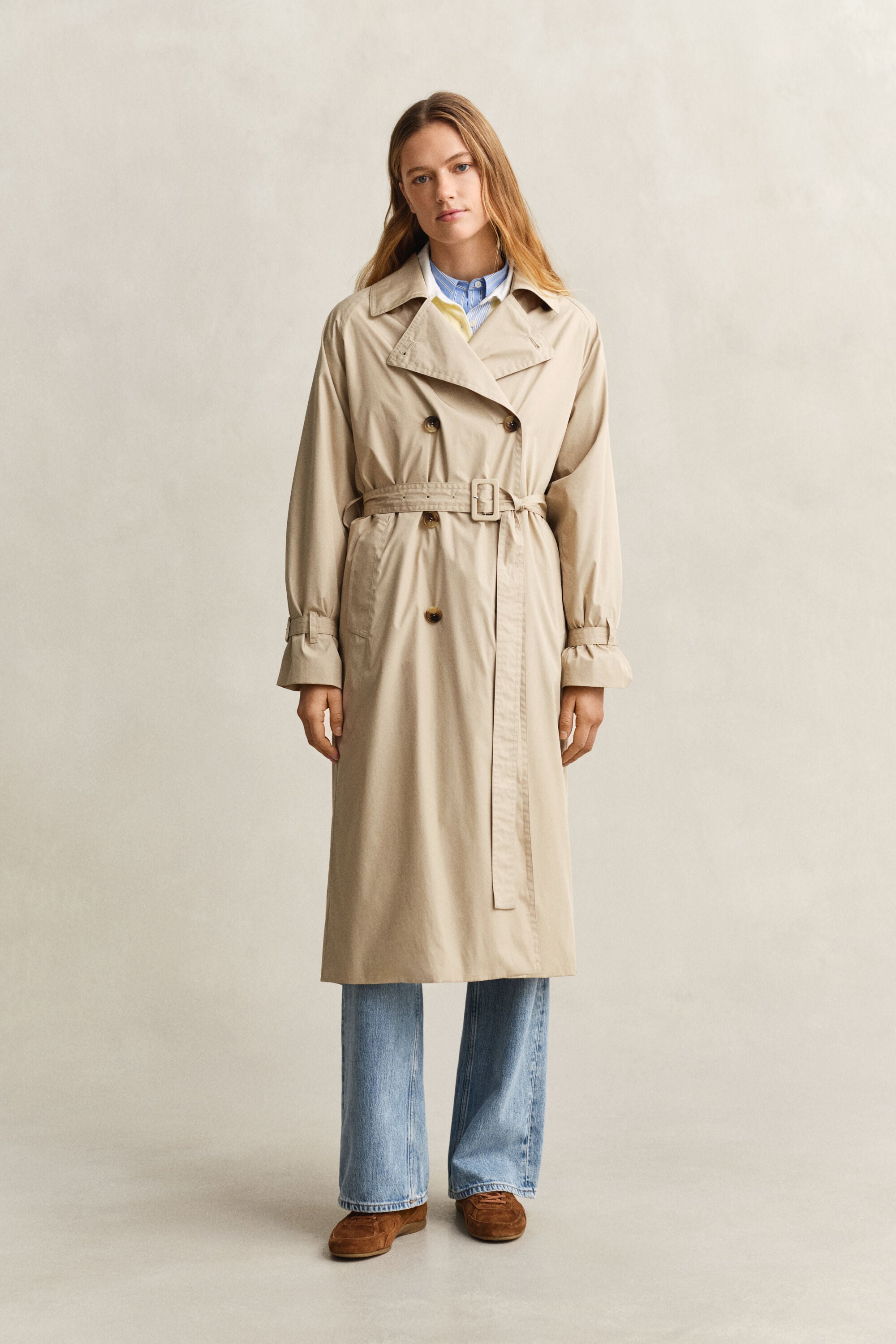 Lichte trenchcoat