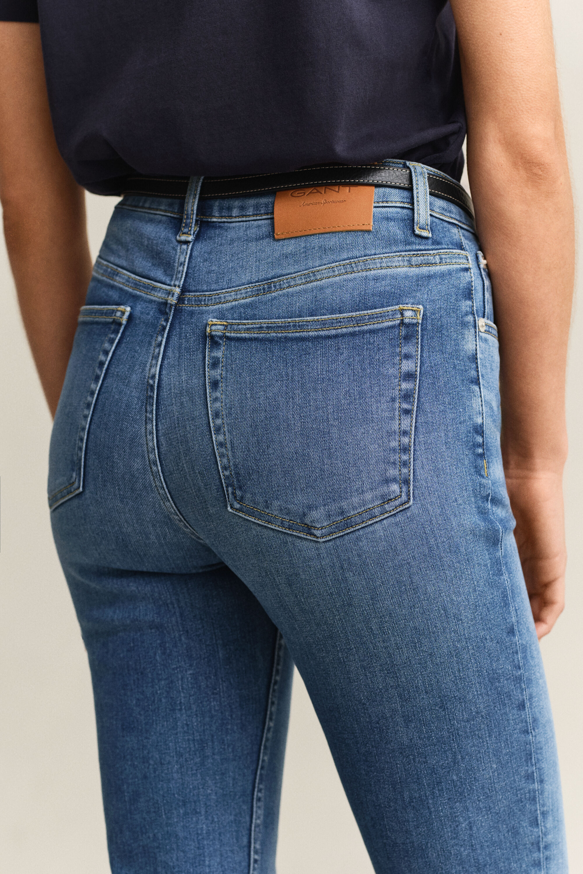 Strakke korte jeans