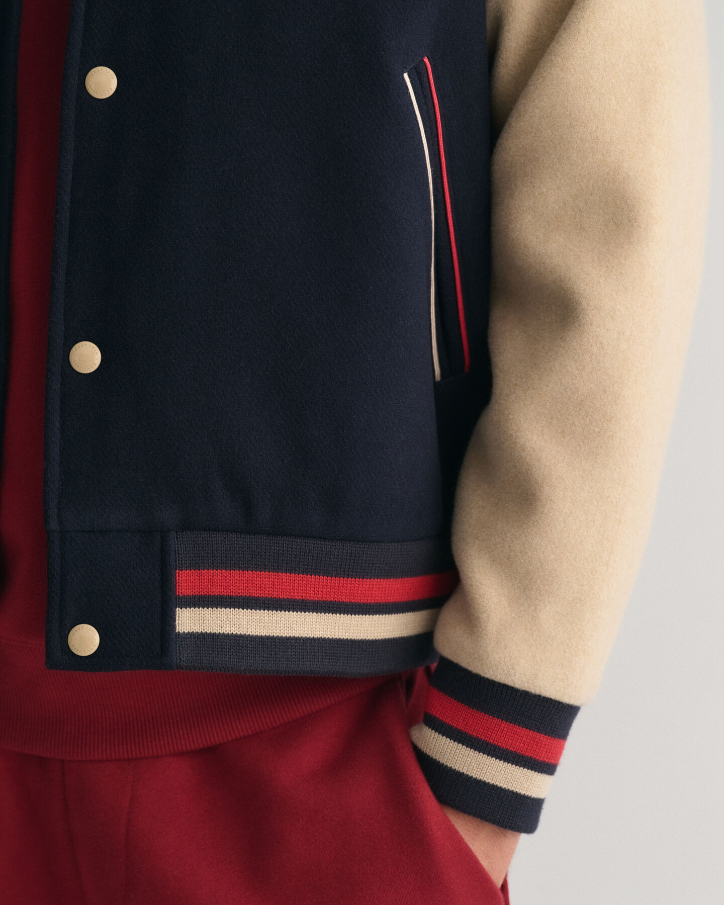 Wollen GANT Varsity Jacket