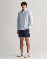 Katoenen short met trekkoord