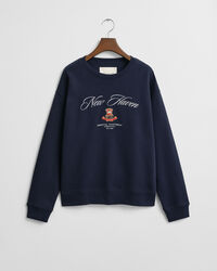 Crest Graphic sweatshirt met ronde hals