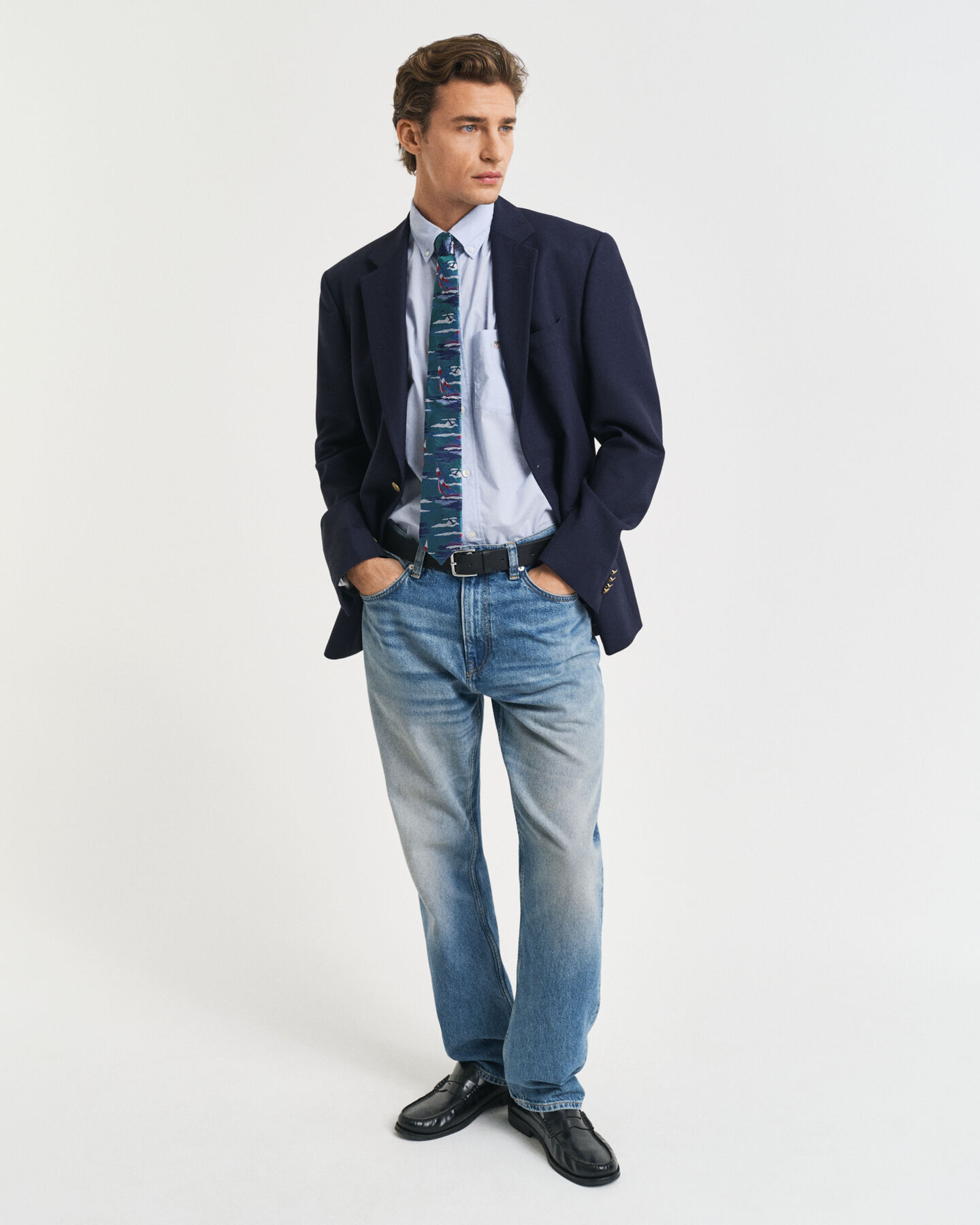 Regular Fit Classic poplin overhemd met korte mouwen