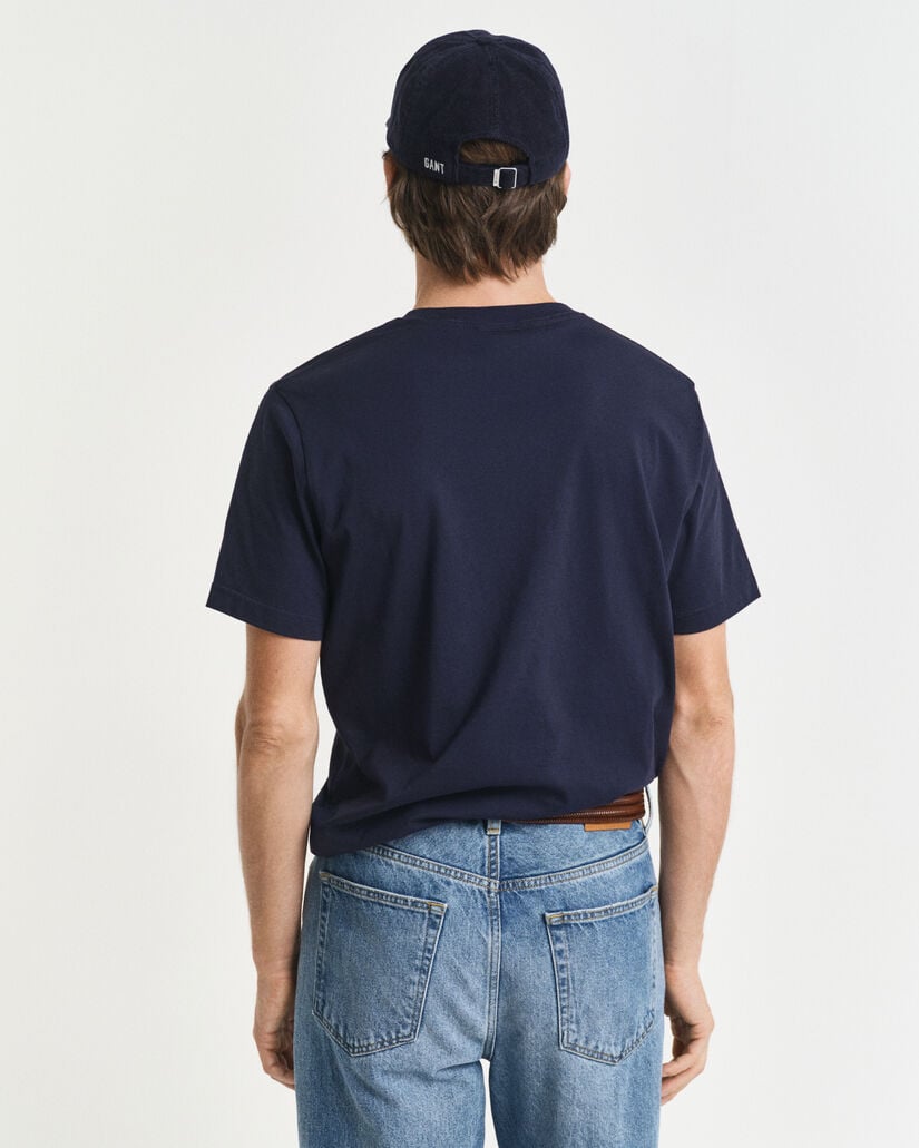 Geborduurd Archive Shield T-shirt