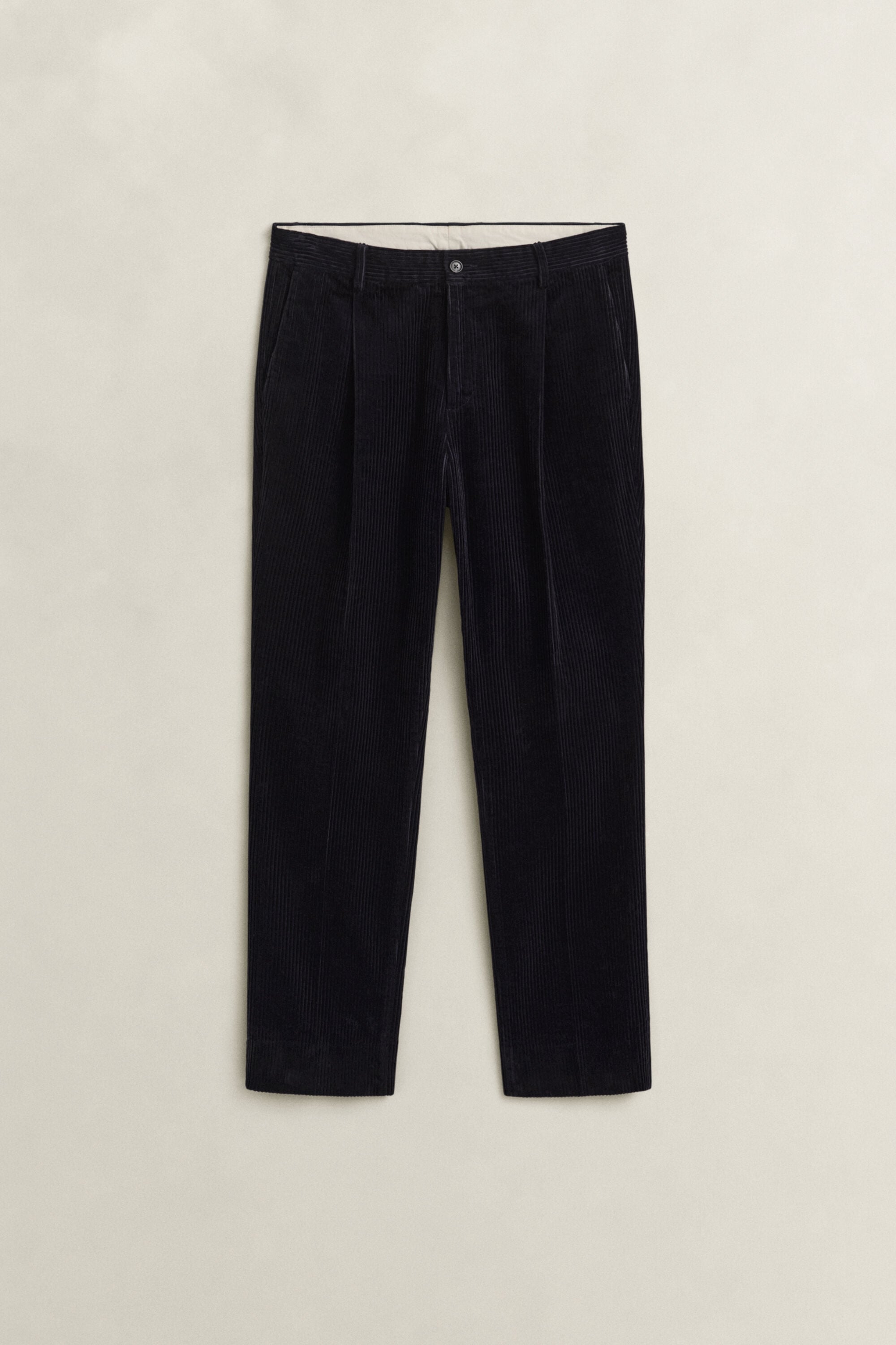 Corduroy kostuumbroek