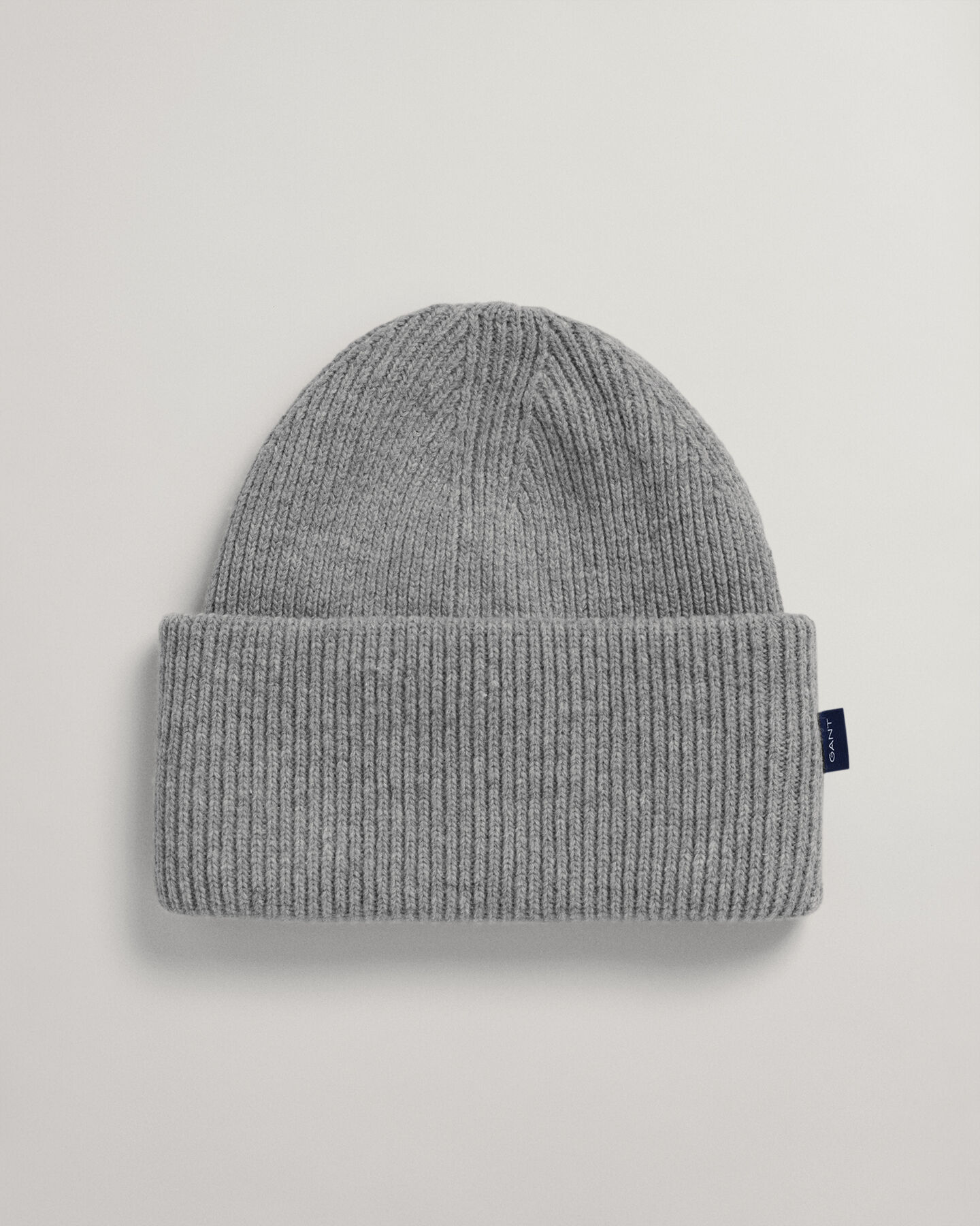Ribgebreide beanie