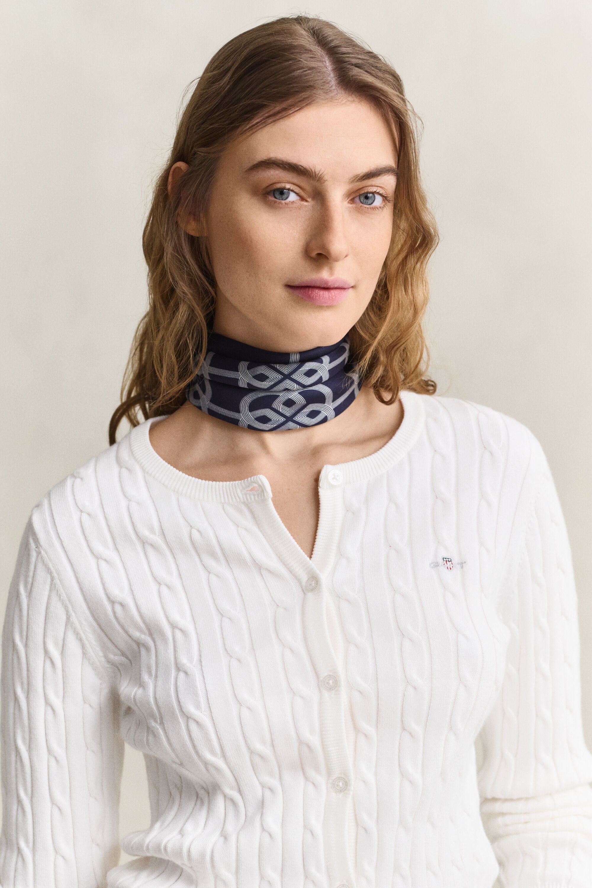 Kabelgebreid vest