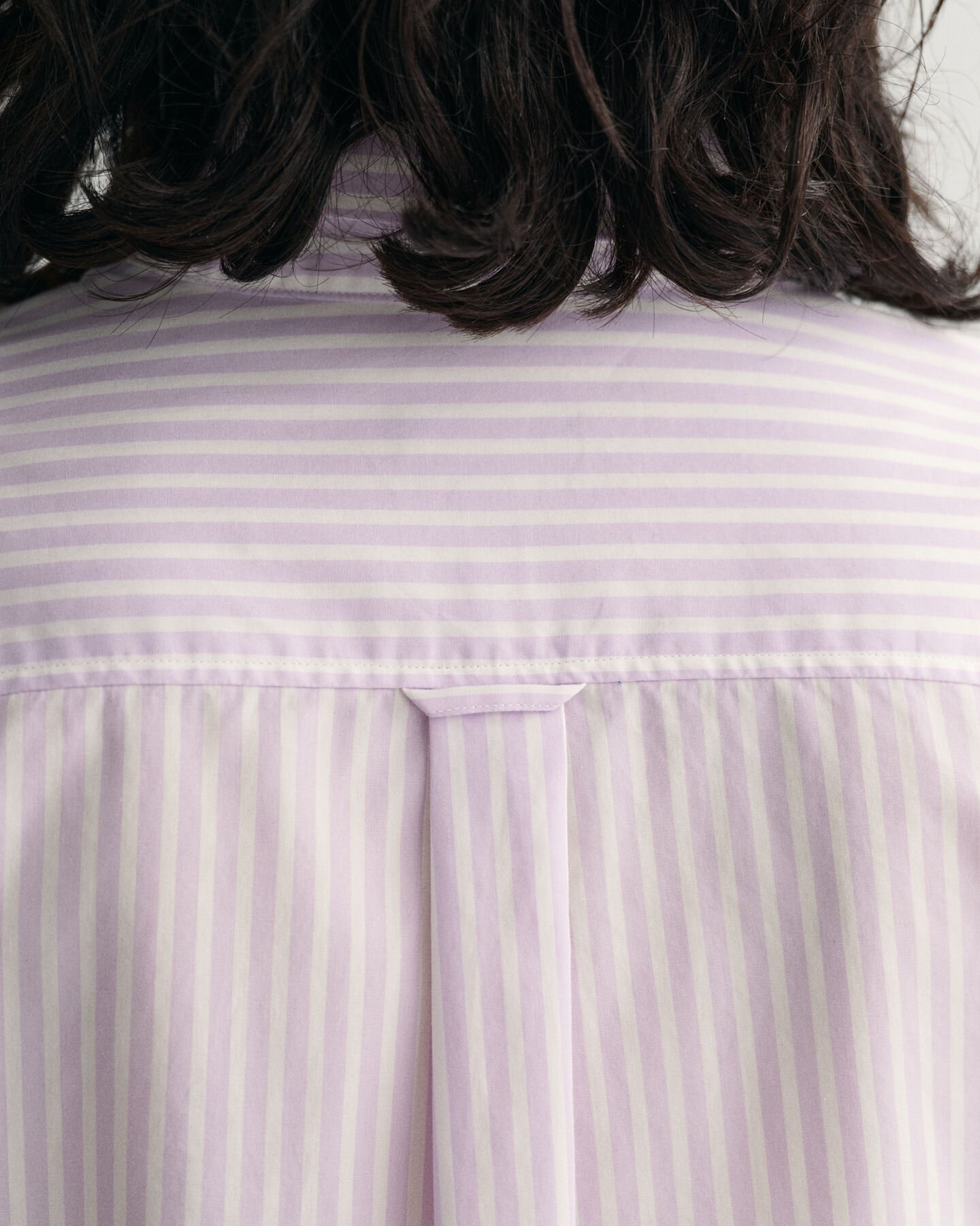 Regular Fit poplin overhemd met strepen