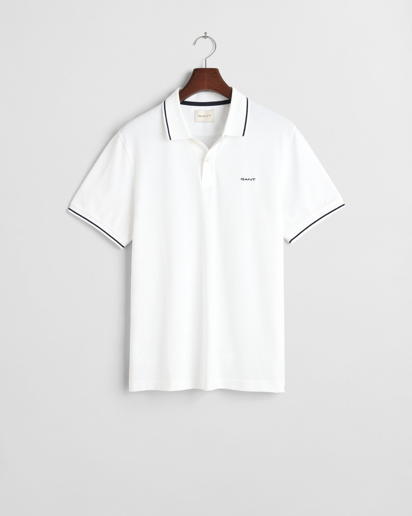 Piqué poloshirt met randdetails