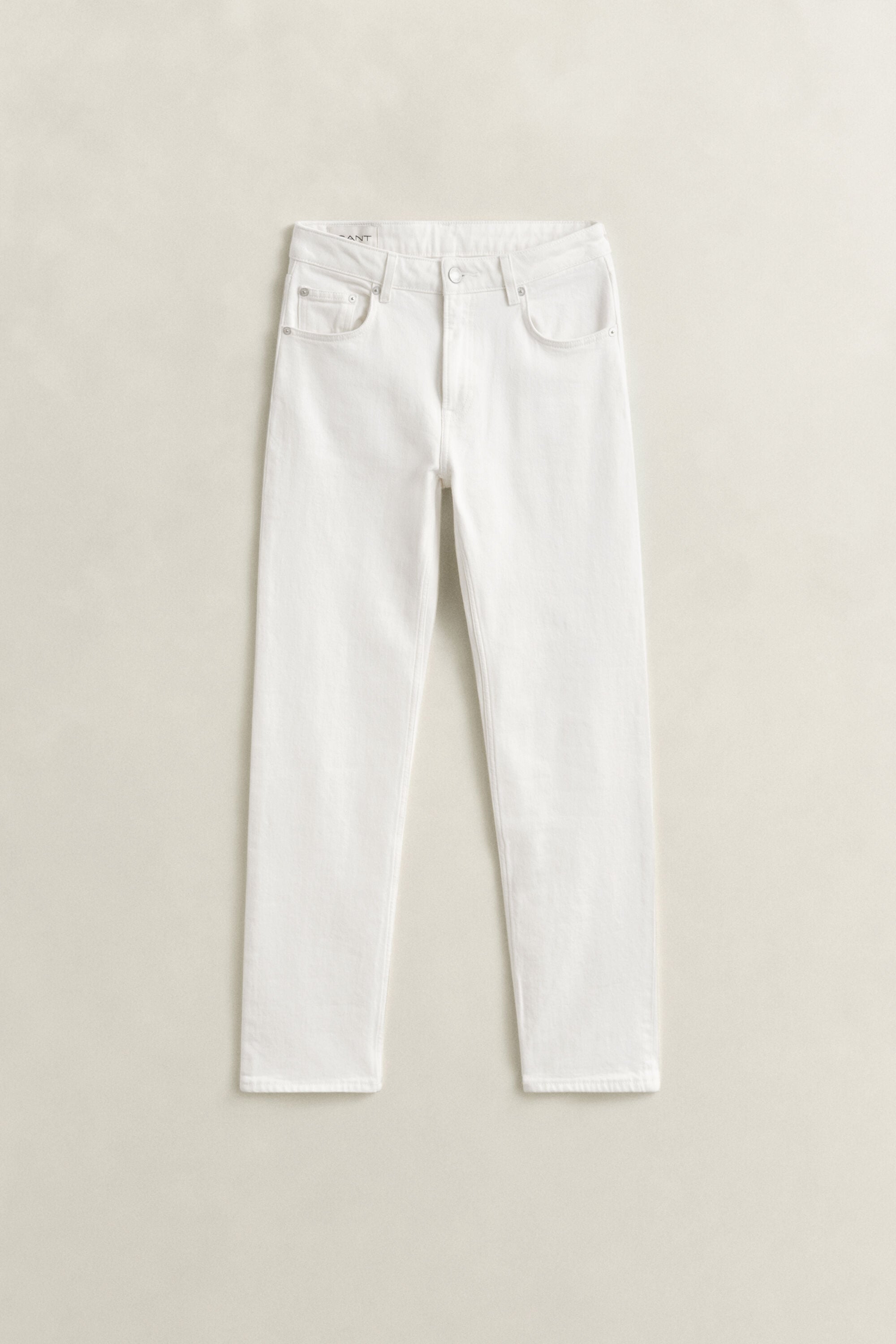 Stretchjeans met rechte pijpen