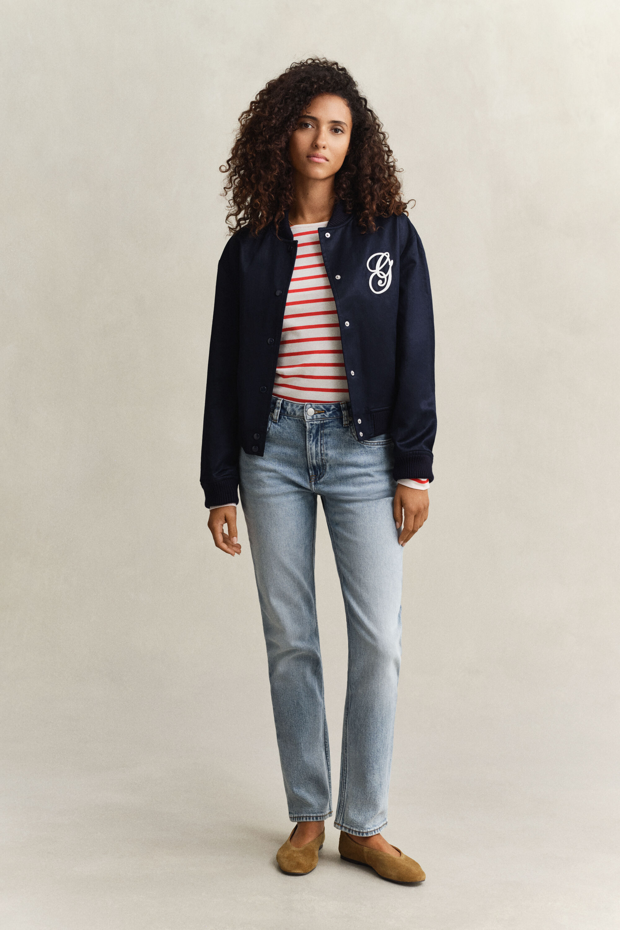 T-shirt met lange mouwen en Bretonse streep