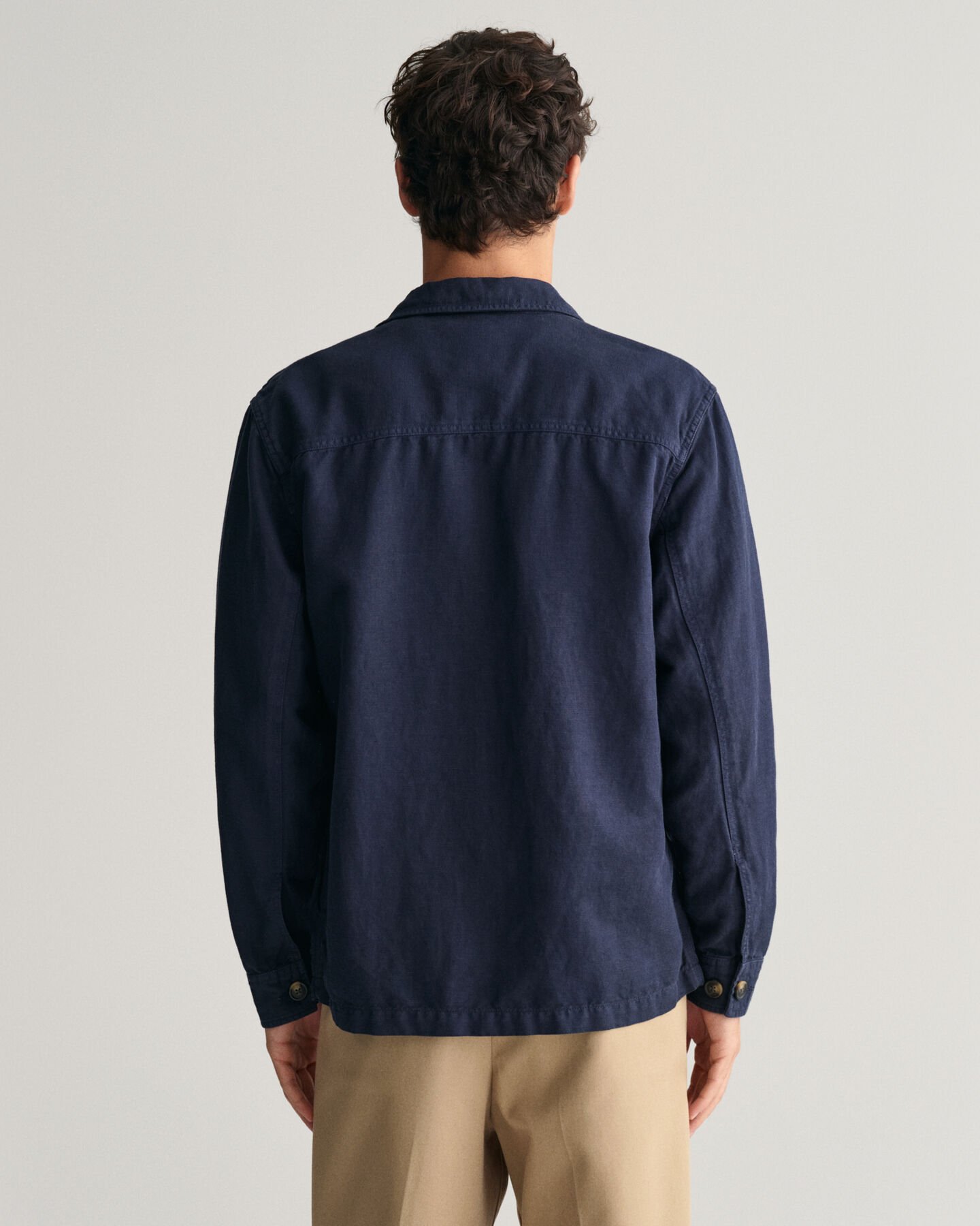 Overshirt van keper