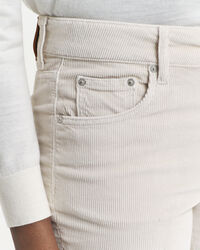 Flared corduroy jeans