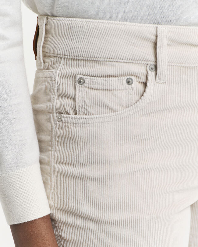 Flared corduroy jeans