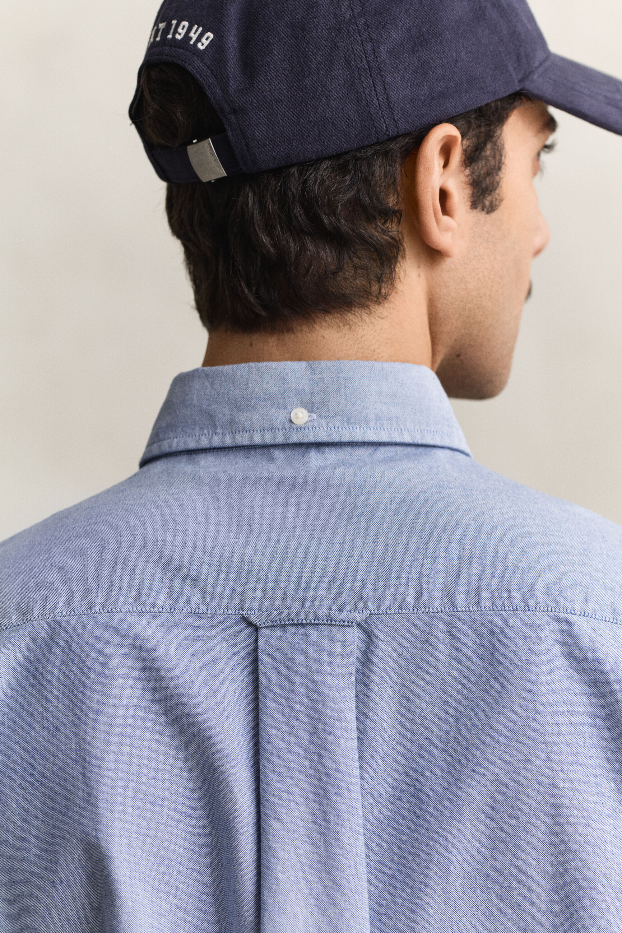 Klassiek Oxford-overoverhemd met korte mouwen