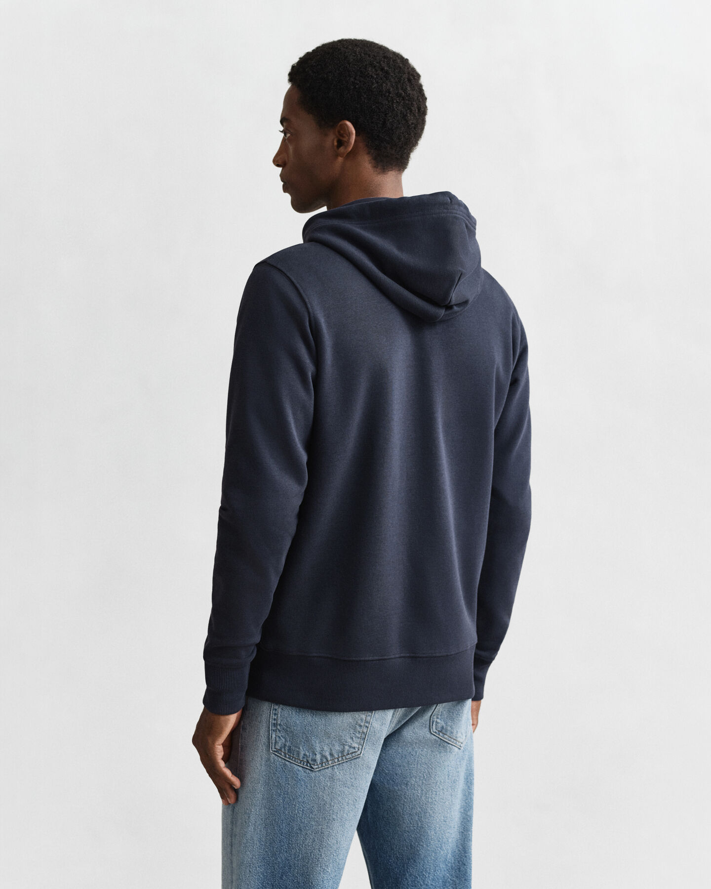 Shield hoodie met ritssluiting