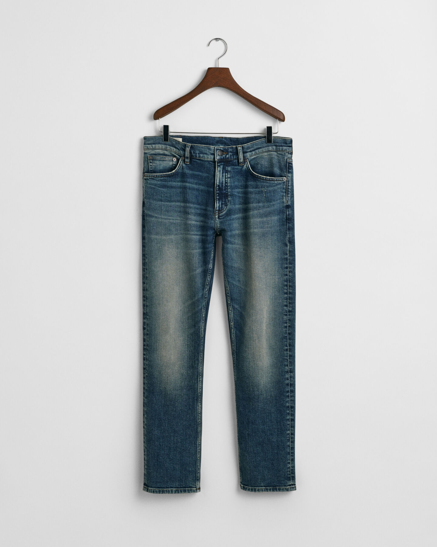 Regular Fit jeans met vintage wassing