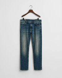 Regular Fit jeans met vintage wassing