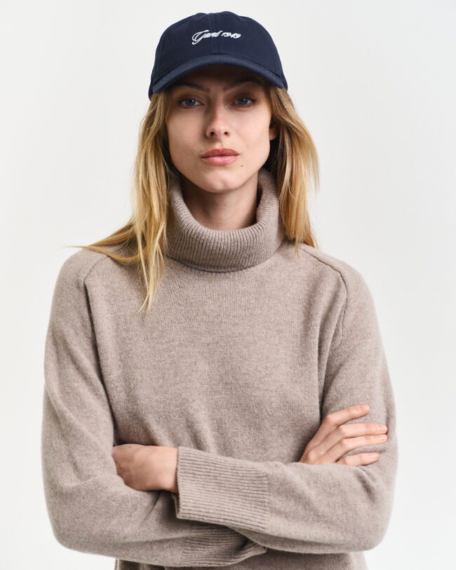 Jurk met col en visgraatmotief